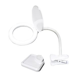 PROSKIT μεγεθυντικός φακός MA-1010U, κλιπ & βάση, LED, 3D 1.75x, λευκός | Εργαλεία | elabstore.gr