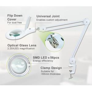 PROSKIT μεγεθυντικός φακός MA-1209LI με σφιγκτήρα, LED, 5D 2.25x, λευκός | Εργαλεία | elabstore.gr