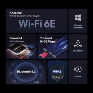 MERCUSYS κάρτα δικτύου MA86XE, AXE5400, Wi-Fi 6E, Bluetooth, PCIe, V.2.0 | eLabstore.gr MERCUSYS κάρτα δικτύου MA86XE, AXE5400, Wi-Fi 6E, Bluetooth, PCIe, V.2.0 | Δικτυακά | elabstore.gr