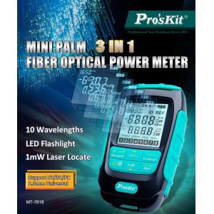 PROSKIT πολύμετρο οπτικών ινών MT-7618, μέτρηση ισχύος & VFL, 1mW | Εργαλεία | elabstore.gr