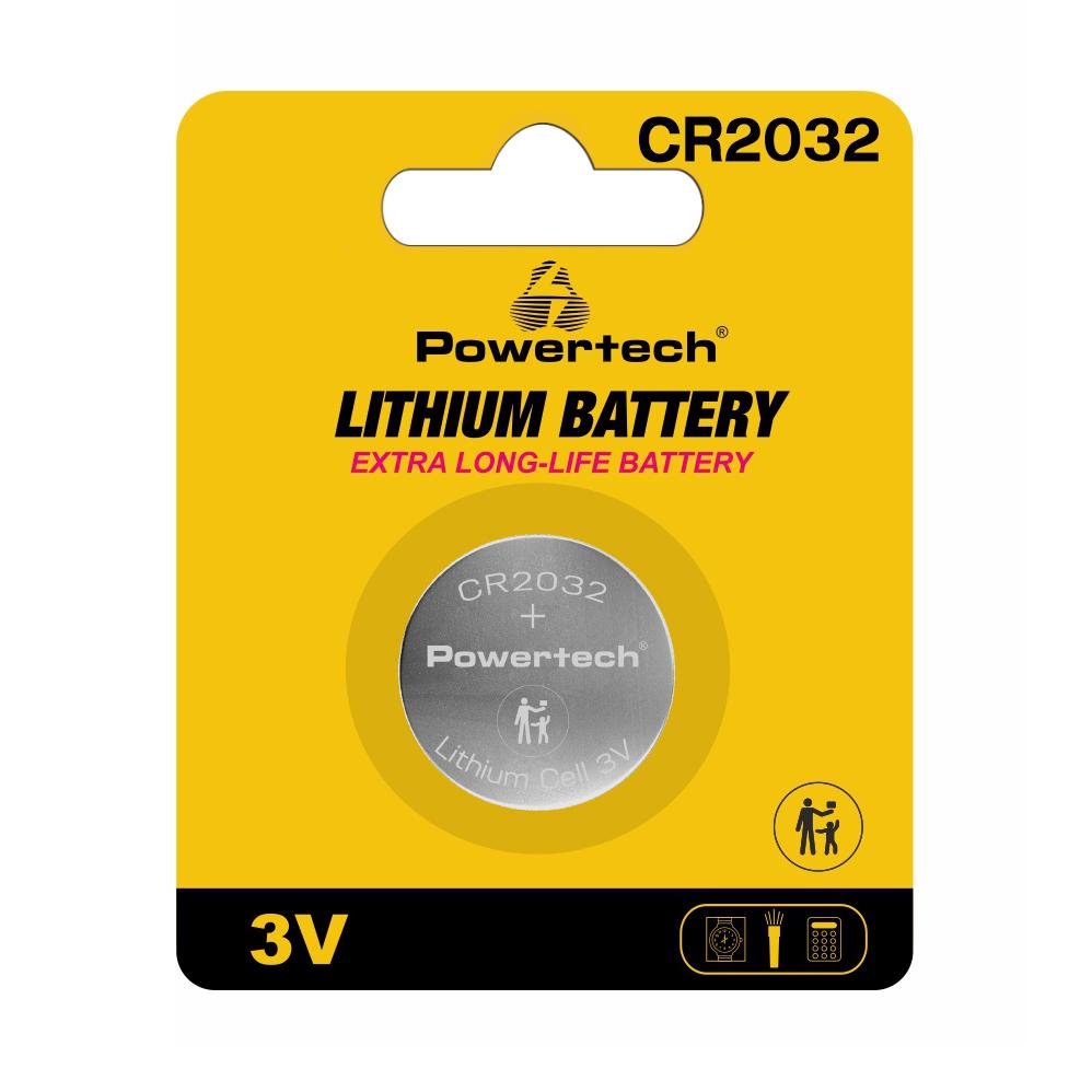 POWERTECH μπαταρία λιθίου PT-1208, CR2032, 3V, 1τμχ | eLabstore.gr POWERTECH μπαταρία λιθίου PT-1208, CR2032, 3V, 1τμχ | Μπαταρίες | elabstore.gr