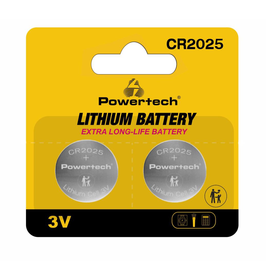 POWERTECH μπαταρίες λιθίου PT-1212, CR2025, 3V, 2τμχ | eLabstore.gr POWERTECH μπαταρίες λιθίου PT-1212, CR2025, 3V, 2τμχ | Μπαταρίες | elabstore.gr