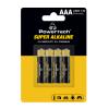 POWERTECH αλκαλικές μπαταρίες Super Alkaline PT-1213, AAA, 1.5V, 4τμχ | Μπαταρίες | elabstore.gr