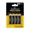 POWERTECH αλκαλικές μπαταρίες Super Alkaline PT-1214, AA, 1.5V, 4τμχ | Μπαταρίες | elabstore.gr