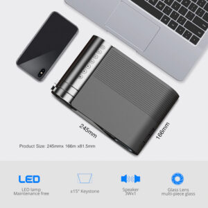 POWERTECH LED βιντεοπροβολέας PT-962, Wi-Fi Airplay, 1080p, HDMI, μαύρος | eLabstore.gr POWERTECH LED βιντεοπροβολέας PT-962, Wi-Fi Airplay, 1080p, HDMI, μαύρος | Εικόνα & Ήχος | elabstore.gr