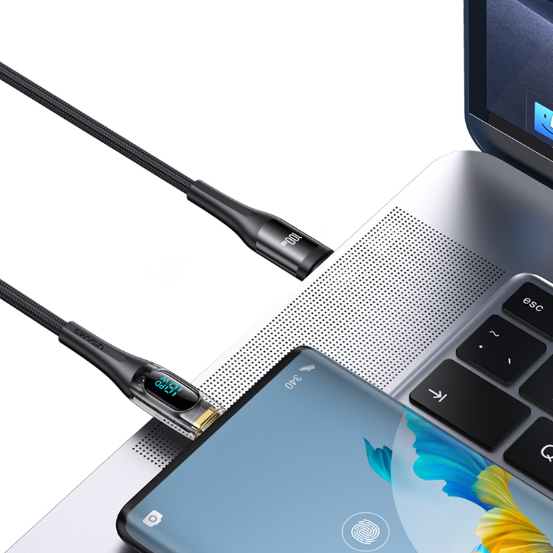 USAMS καλώδιο USB-C σε USB-C US-SJ590, 100W, 480Mbps, 1.2m, λευκό | eLabstore.gr USAMS καλώδιο USB-C σε USB-C US-SJ590, 100W, 480Mbps, 1.2m, λευκό | Καλώδια - Αντάπτορες | elabstore.gr