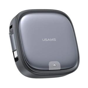 USAMS καλώδιο USB-C με 3x αντάπτορες & θήκη US-SJ650, 60W, 1m, μαύρο | Καλώδια - Αντάπτορες | elabstore.gr