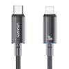 USAMS καλώδιο Lightning σε USB-C US-SJ659, 30W, 480Mbps, 1.2m, μαύρο | Καλώδια - Αντάπτορες | elabstore.gr