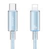 USAMS καλώδιο Lightning σε USB-C US-SJ659, 30W, 480Mbps, 1.2m, μπλε | Καλώδια - Αντάπτορες | elabstore.gr