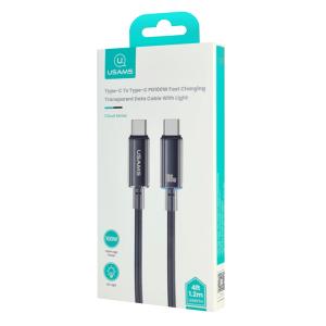 USAMS καλώδιο USB-C σε USB-C US-SJ660, 100W, 480Mbps, 1.2m, μαύρο | eLabstore.gr USAMS καλώδιο USB-C σε USB-C US-SJ660, 100W, 480Mbps, 1.2m, μαύρο | Καλώδια - Αντάπτορες | elabstore.gr