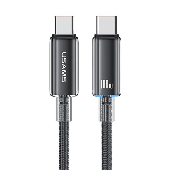 USAMS καλώδιο USB-C σε USB-C US-SJ660, 100W, 480Mbps, 1.2m, μαύρο | eLabstore.gr USAMS καλώδιο USB-C σε USB-C US-SJ660, 100W, 480Mbps, 1.2m, μαύρο | Καλώδια - Αντάπτορες | elabstore.gr