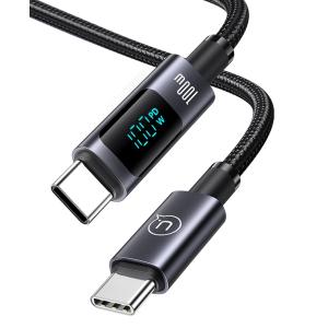 USAMS καλώδιο USB-C σε USB-C US-SJ671, 100W, 480Mbps, 1.2m, μαύρο | Καλώδια - Αντάπτορες | elabstore.gr
