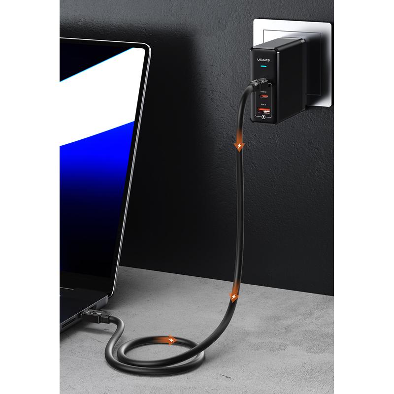 USAMS καλώδιο USB-C σε USB-C US-SJ684, 100W, 480Mbps, 1.2m, λευκό | eLabstore.gr USAMS καλώδιο USB-C σε USB-C US-SJ684, 100W, 480Mbps, 1.2m, λευκό | Καλώδια - Αντάπτορες | elabstore.gr