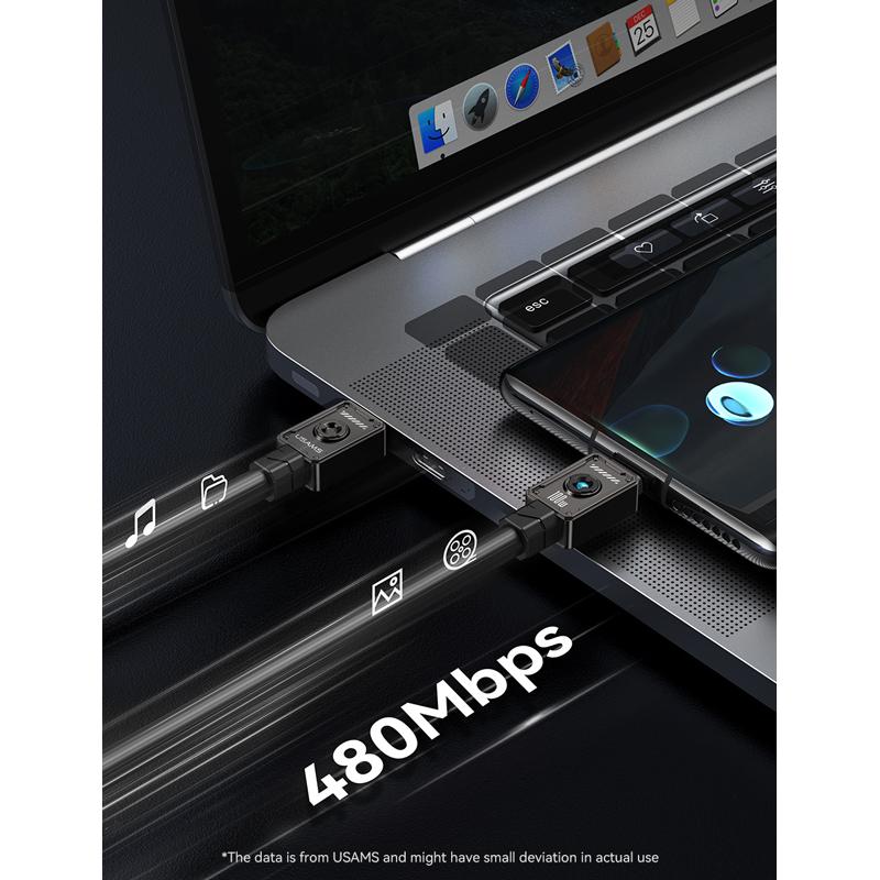 USAMS καλώδιο USB-C σε USB-C US-SJ684, 100W, 480Mbps, 1.2m, λευκό | eLabstore.gr USAMS καλώδιο USB-C σε USB-C US-SJ684, 100W, 480Mbps, 1.2m, λευκό | Καλώδια - Αντάπτορες | elabstore.gr