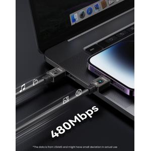 USAMS καλώδιο Lightning σε USB-C US-SJ685, 30W, 480Mbps, 1.2m, μαύρο | eLabstore.gr USAMS καλώδιο Lightning σε USB-C US-SJ685, 30W, 480Mbps, 1.2m, μαύρο | Καλώδια - Αντάπτορες | elabstore.gr