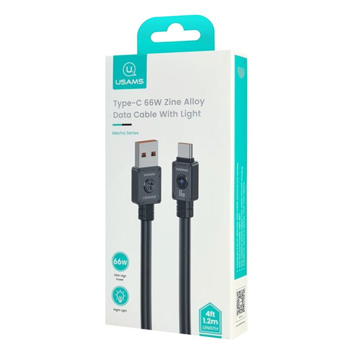 USAMS καλώδιο USB-C σε USB US-SJ686, 66W, 480Mbps, 1.2m, μαύρο | eLabstore.gr USAMS καλώδιο USB-C σε USB US-SJ686, 66W, 480Mbps, 1.2m, μαύρο - Image 6