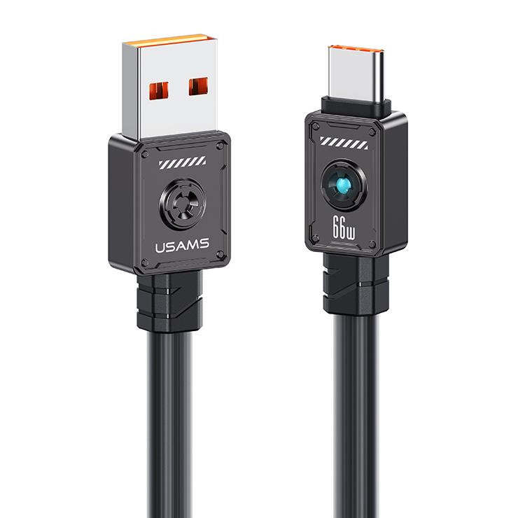 USAMS καλώδιο USB-C σε USB US-SJ686, 66W, 480Mbps, 1.2m, μαύρο | eLabstore.gr USAMS καλώδιο USB-C σε USB US-SJ686, 66W, 480Mbps, 1.2m, μαύρο | Καλώδια - Αντάπτορες | elabstore.gr