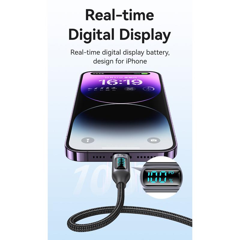 USAMS καλώδιο Lightning σε USB-C US-SJ687, 30W, 480Mbps, 1.2m, μαύρο | eLabstore.gr USAMS καλώδιο Lightning σε USB-C US-SJ687, 30W, 480Mbps, 1.2m, μαύρο | Καλώδια - Αντάπτορες | elabstore.gr