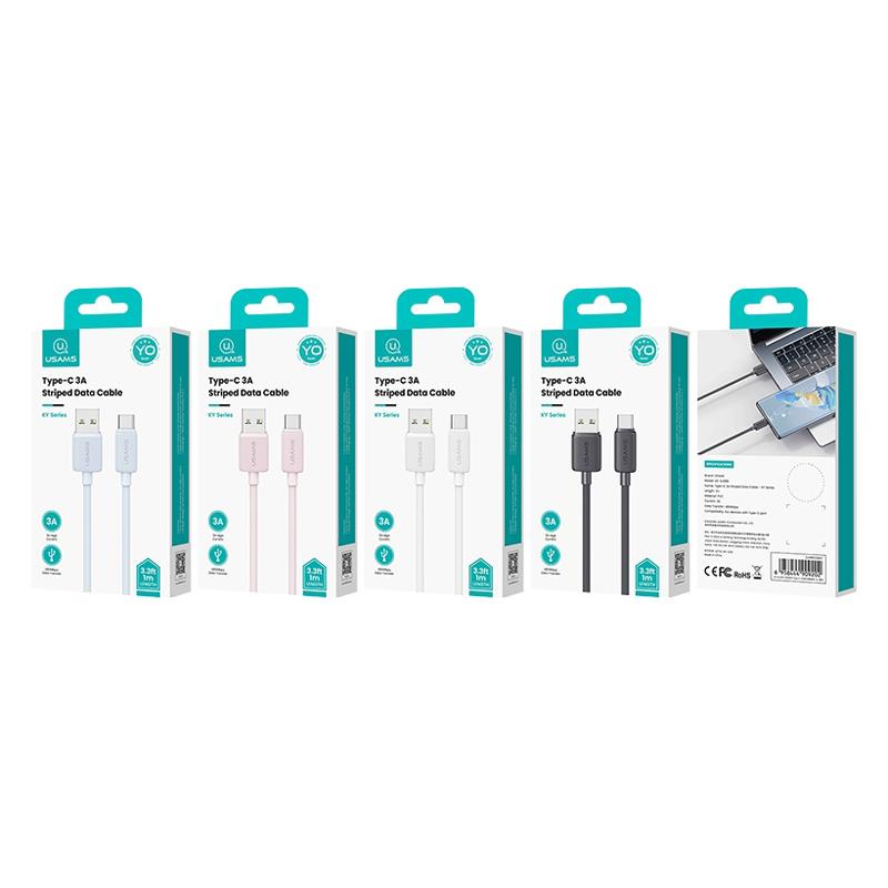 USAMS καλώδιο USB-C σε USB US-SJ688, 15W, 480Mbps, 1m, μαύρο | eLabstore.gr USAMS καλώδιο USB-C σε USB US-SJ688, 15W, 480Mbps, 1m, μαύρο - Image 6