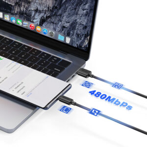 USAMS καλώδιο micro USB σε USB US-SJ690, 10W, 480Mbps, 1m, λευκό | Καλώδια - Αντάπτορες | elabstore.gr