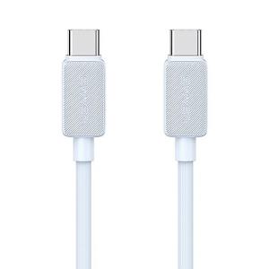USAMS καλώδιο USB-C σε USB-C US-SJ691, 60W, 480Mbps, 1m, μπλε | Καλώδια - Αντάπτορες | elabstore.gr