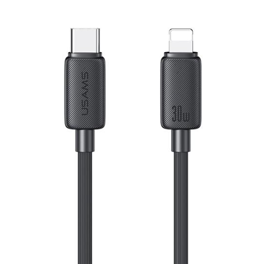 USAMS καλώδιο Lightning σε USB-C US-SJ692, 30W, 480Mbps, 1m, μαύρο | eLabstore.gr USAMS καλώδιο Lightning σε USB-C US-SJ692, 30W, 480Mbps, 1m, μαύρο | Καλώδια - Αντάπτορες | elabstore.gr