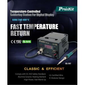 PROSKIT σταθμός συγκόλλησης SS-207B με κολλητήρι, 60W, 200~480 °C | Εργαλεία | elabstore.gr