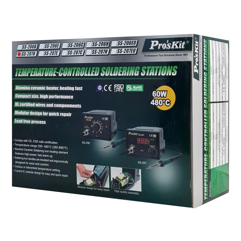 PROSKIT σταθμός συγκόλλησης SS-207B με κολλητήρι, 60W, 200~480 °C | eLabstore.gr PROSKIT σταθμός συγκόλλησης SS-207B με κολλητήρι, 60W, 200~480 °C | Εργαλεία | elabstore.gr
