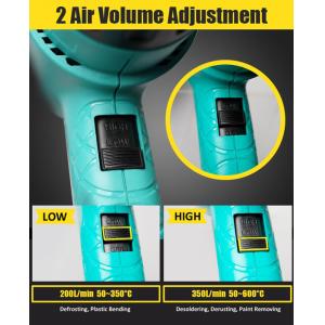 PROSKIT πιστόλι θερμού αέρα SS-626B με οθόνη, 1800W, 50~600 °C | Εργαλεία | elabstore.gr