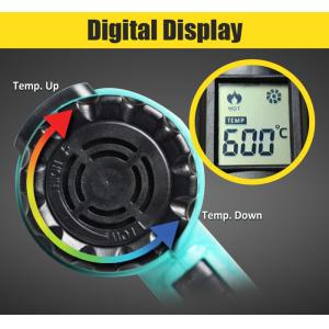 PROSKIT πιστόλι θερμού αέρα SS-626B με οθόνη, 1800W, 50~600 °C | Εργαλεία | elabstore.gr
