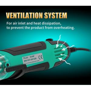 PROSKIT μίνι πιστόλι θερμού αέρα SS-628F, 250/500W, 350/500 °C | Εργαλεία | elabstore.gr