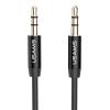 USAMS καλώδιο ήχου 3.5mm YP-01, AUX, 1m, μαύρο | Καλώδια - Αντάπτορες | elabstore.gr
