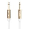 USAMS καλώδιο ήχου 3.5mm YP-01, AUX, 1m, λευκό | Καλώδια - Αντάπτορες | elabstore.gr
