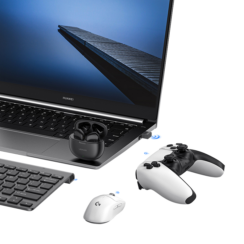 USAMS USB αντάπτορας Bluetooth 5.3 US-ZB285, μαύρος | eLabstore.gr USAMS USB αντάπτορας Bluetooth 5.3 US-ZB285, μαύρος | Δικτυακά | elabstore.gr