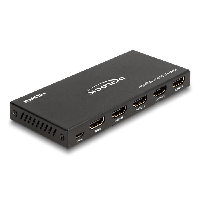 DELOCK HDMI splitter 18652 με downscaler πλήκτρο, 4 σε 1, 4K/60Hz, μαύρο | eLabstore.gr DELOCK HDMI splitter 18652 με downscaler πλήκτρο, 4 σε 1, 4K/60Hz, μαύρο | Καλώδια - Αντάπτορες | elabstore.gr