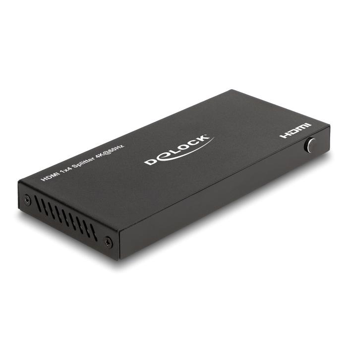 DELOCK HDMI splitter 18652 με downscaler πλήκτρο, 4 σε 1, 4K/60Hz, μαύρο | eLabstore.gr DELOCK HDMI splitter 18652 με downscaler πλήκτρο, 4 σε 1, 4K/60Hz, μαύρο | Καλώδια - Αντάπτορες | elabstore.gr