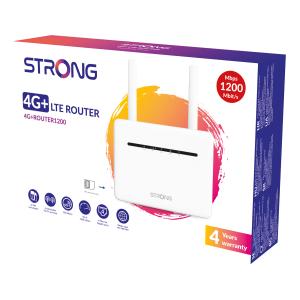 STRONG router 4G+ROUTER1200, 4G LTE 300Mbps, WiFi 1200Mbps, LAN 1000Mbps | eLabstore.gr STRONG router 4G+ROUTER1200, 4G LTE 300Mbps, WiFi 1200Mbps, LAN 1000Mbps | eLabstore.gr