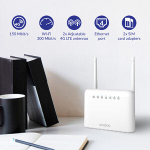 STRONG router 4GROUTER350, 4G LTE 150Mbps, WiFi 300Mbps, LAN 100Mbps | Δικτυακά | elabstore.gr