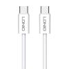 LDNIO καλώδιο USB-C LC901C, 65W PD, 480Mbps, 1m, λευκό | Καλώδια - Αντάπτορες | elabstore.gr
