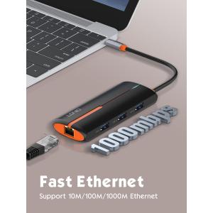 LDNIO docking station DS-26U, 6 θυρών, USB-C σύνδεση, 4K, 100W PD, λευκό | Συνοδευτικά PC | elabstore.gr