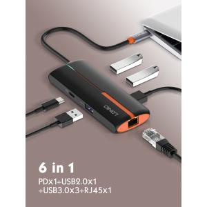 LDNIO docking station DS-26U, 6 θυρών, USB-C σύνδεση, 4K, 100W PD, λευκό | Συνοδευτικά PC | elabstore.gr