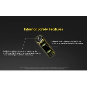 NITECORE επαναφορτιζόμενη μπαταρία τύπου 18650 NL1826R, 2600mAh, USB-C | Μπαταρίες | elabstore.gr