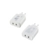 Universal Type-C PD 3.0 Dual Super Fast Travel Wall Charger 61W 4.0A & Type-C 25W Lime LTC61W | Περιφερειακά | elabstore.gr