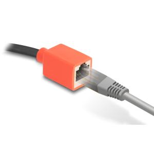 DELOCK αντάπτορας RJ45 88197, CAT 6A S/FTP, 20cm, μαύρος | Καλώδια - Αντάπτορες | elabstore.gr