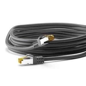 GOOBAY καλώδιο δικτύου 91599, CAT 7 S/FTP, 500 MHz, CU, 1.5m, μαύρο | Καλώδια - Αντάπτορες | elabstore.gr