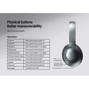 CELEBRAT headphones A33, ασύρματα & ενσύρματα, ANC, 40mm, 300mAh, μαύρα | Αξεσουάρ κινητών | elabstore.gr