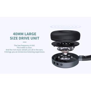 YISON headphones B5, ασύρματα & ενσύρματα, 40mm, 300mAh, μαύρα | Αξεσουάρ κινητών | elabstore.gr