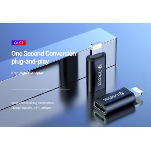 CELEBRAT αντάπτορας Lightning σε USB-C CA-03, 2A, 480Mbps, μαύρος | eLabstore.gr CELEBRAT αντάπτορας Lightning σε USB-C CA-03, 2A, 480Mbps, μαύρος | Καλώδια - Αντάπτορες | elabstore.gr