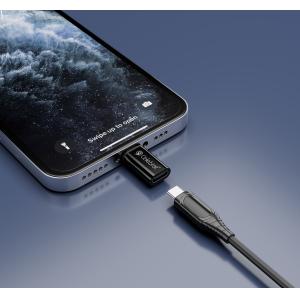 CELEBRAT αντάπτορας Lightning σε USB-C CA-03, 2A, 480Mbps, μαύρος | eLabstore.gr CELEBRAT αντάπτορας Lightning σε USB-C CA-03, 2A, 480Mbps, μαύρος | Καλώδια - Αντάπτορες | elabstore.gr