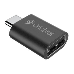 CELEBRAT αντάπτορας USB-C σε USB 3.0 CA-04, 5Gbps, μαύρος | Καλώδια - Αντάπτορες | elabstore.gr
